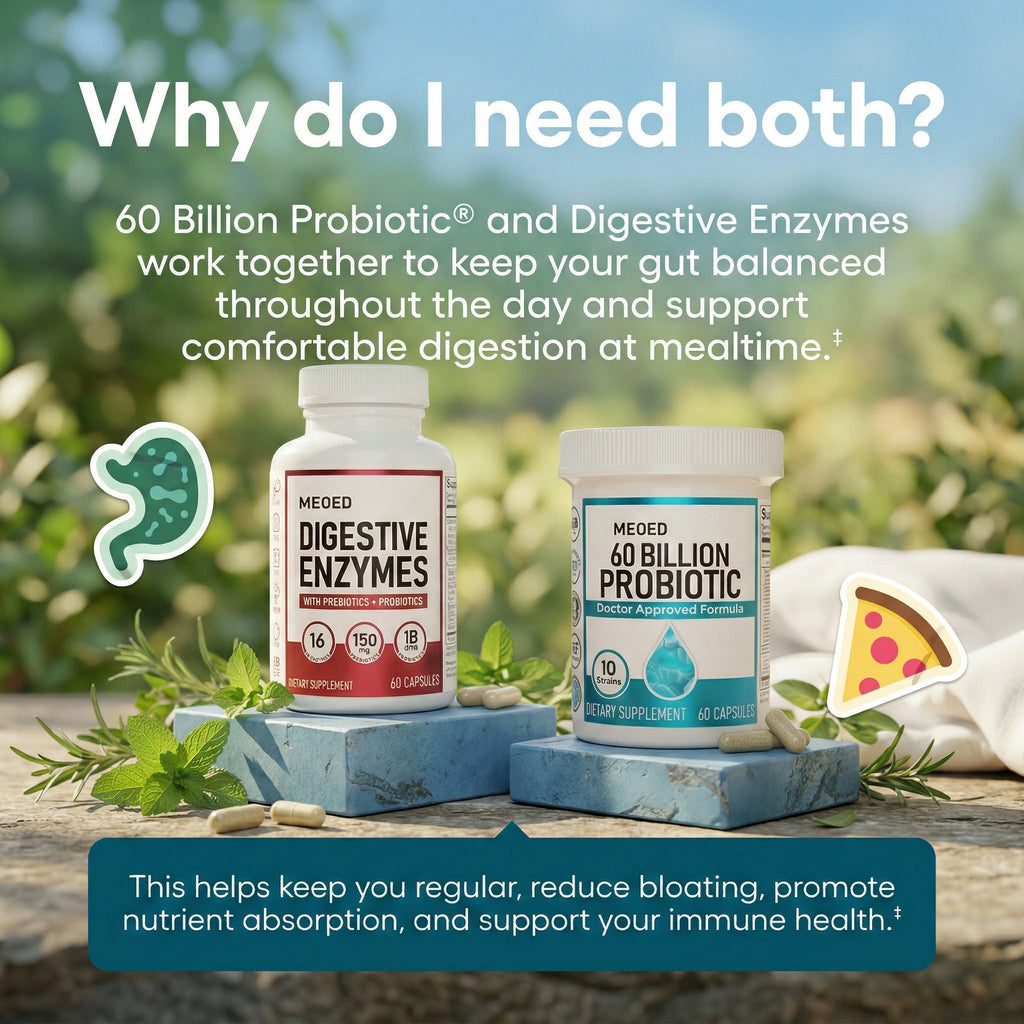 GutBalance Digestive Enzymes + Probiotics — Advanced Gut Support Formula