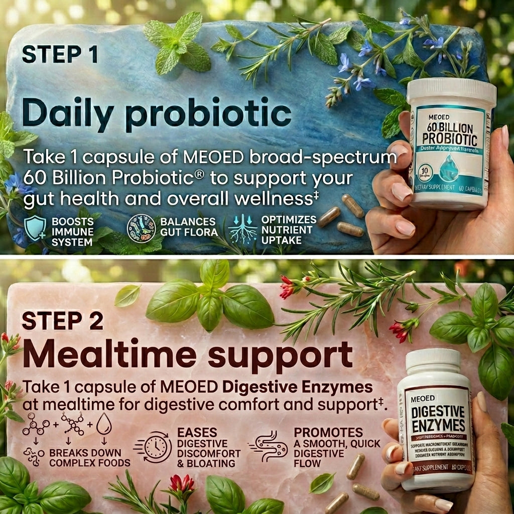 GutBalance Digestive Enzymes + Probiotics — Advanced Gut Support Formula