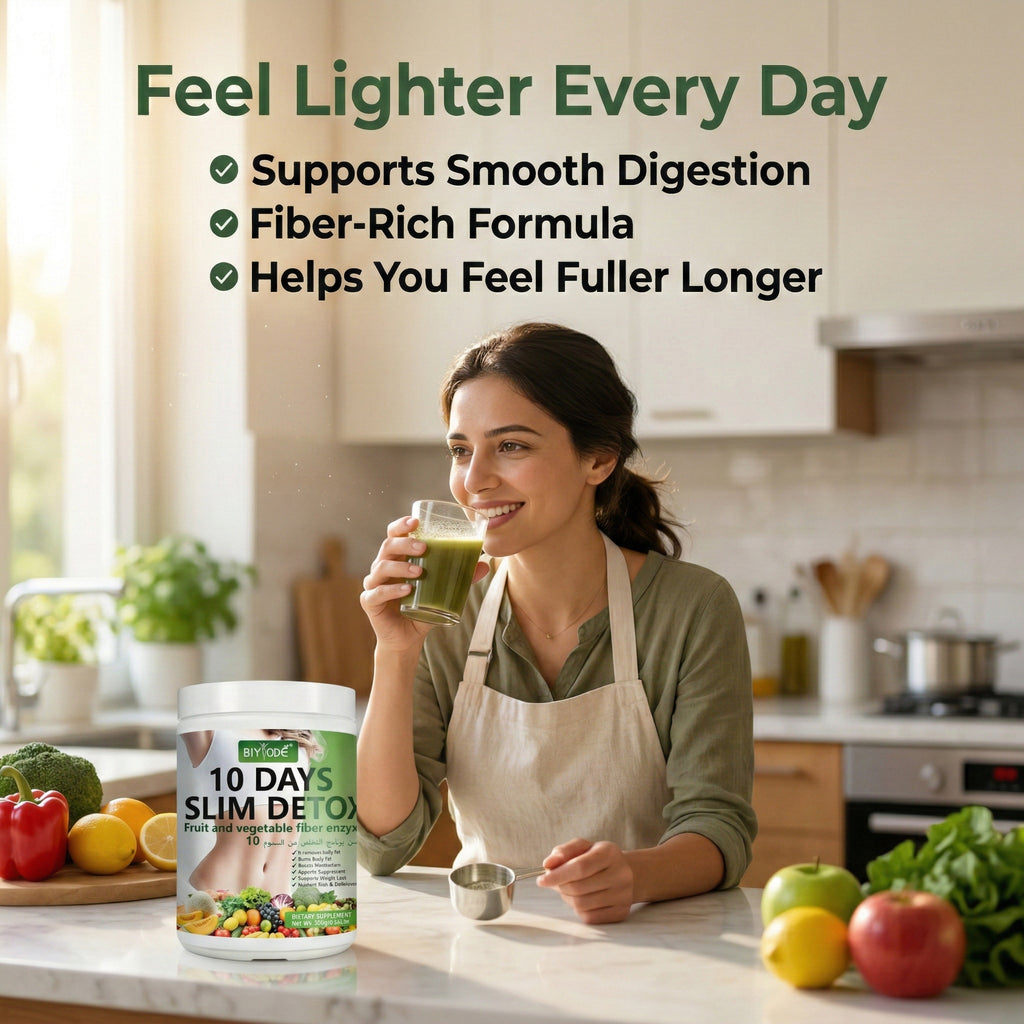 {Slim Cleanse} 10-Day Slim Detox Powder – Fruit & Vegetable Fiber Cleanse