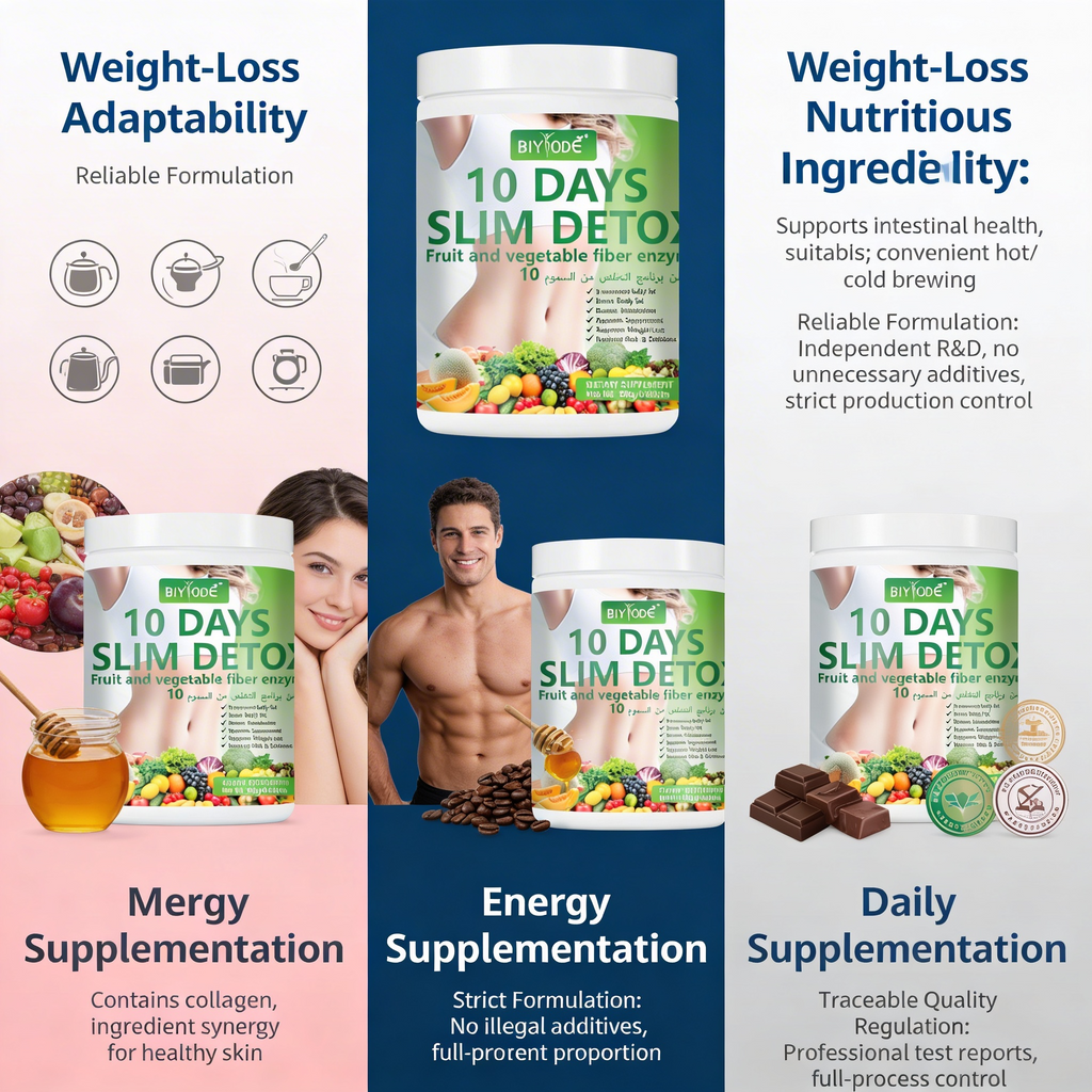 {Slim Cleanse} 10-Day Slim Detox Powder – Fruit & Vegetable Fiber Cleanse