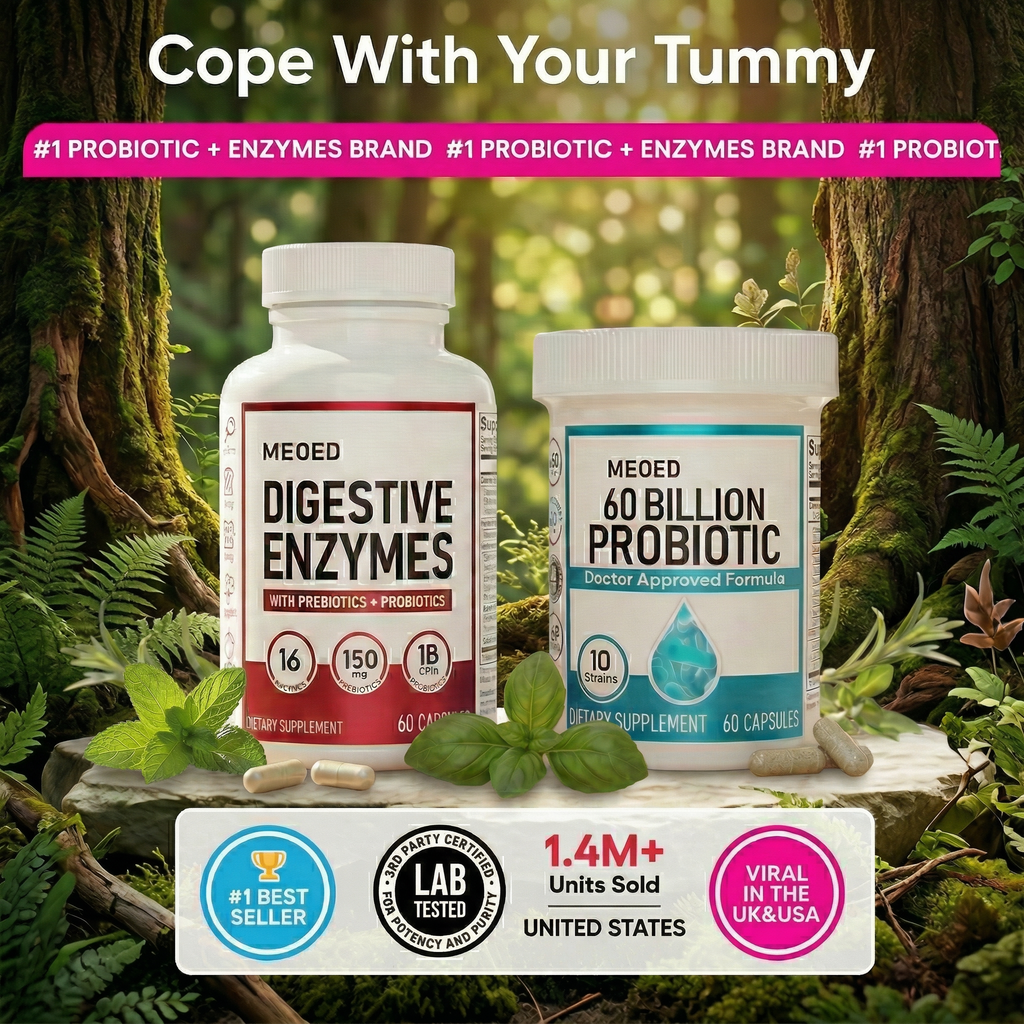 GutBalance Digestive Enzymes + Probiotics — Advanced Gut Support Formula