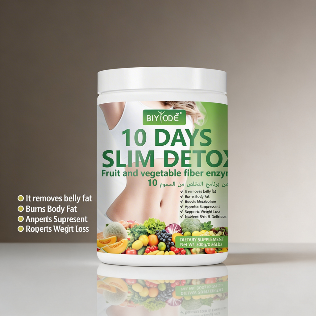 {Slim Cleanse} 10-Day Slim Detox Powder – Fruit & Vegetable Fiber Cleanse