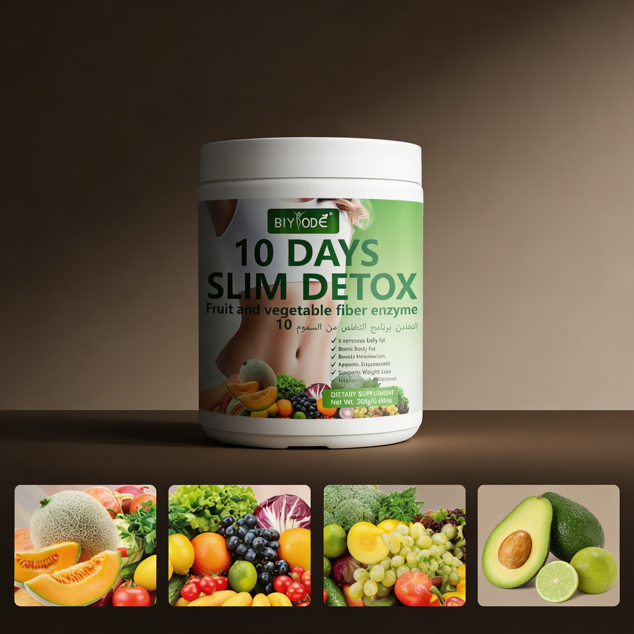 {Slim Cleanse} 10-Day Slim Detox Powder – Fruit & Vegetable Fiber Cleanse